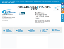 Tablet Screenshot of ozonegenerator20000.com